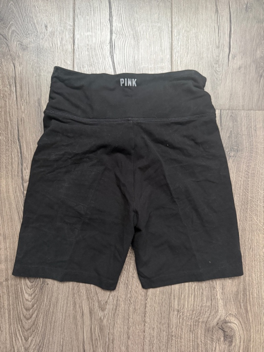 PINK Victoria's Secret Black High-Waist Bike Shorts
